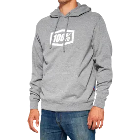 100% Icon Pullover Hoodie - Gray - Small 20029-00015