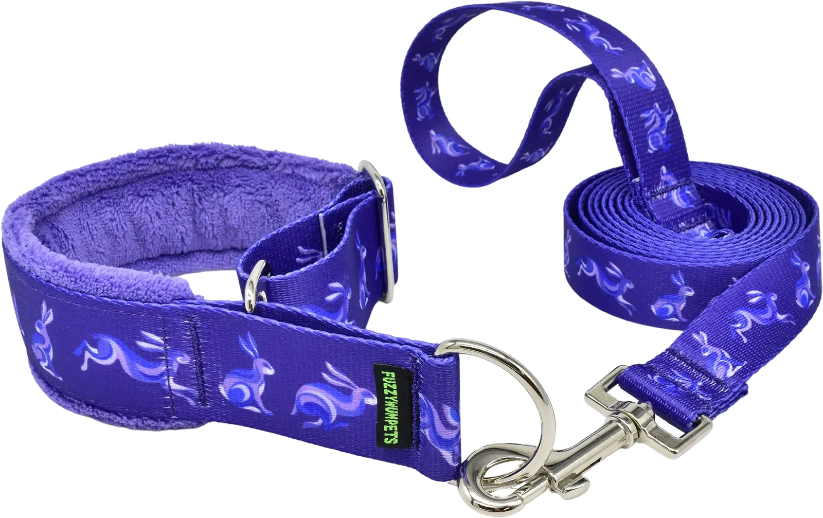 1.5" Groovy Rabbits Everyday Limited Slip Collar