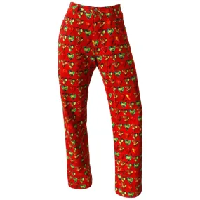 1997 Versace Jeans Heart Printed Pants