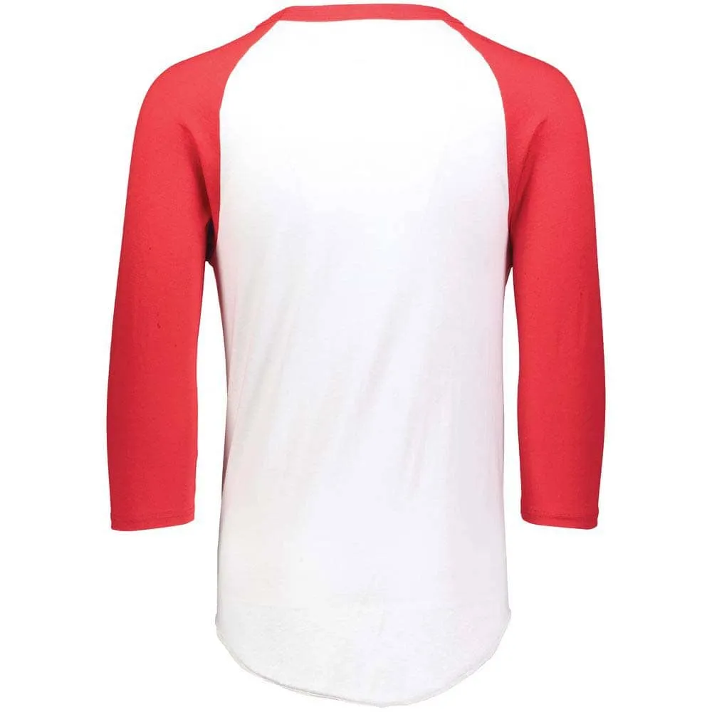 3-4 Sleeve Retro 2.0 Baseball Jersey White-Red