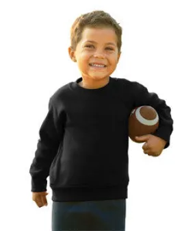3317 Rabbit Skins Toddler/Juvenile Crew Neck Sweatshirt Black