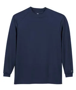 4156 Badger Performance Mock Tee Navy