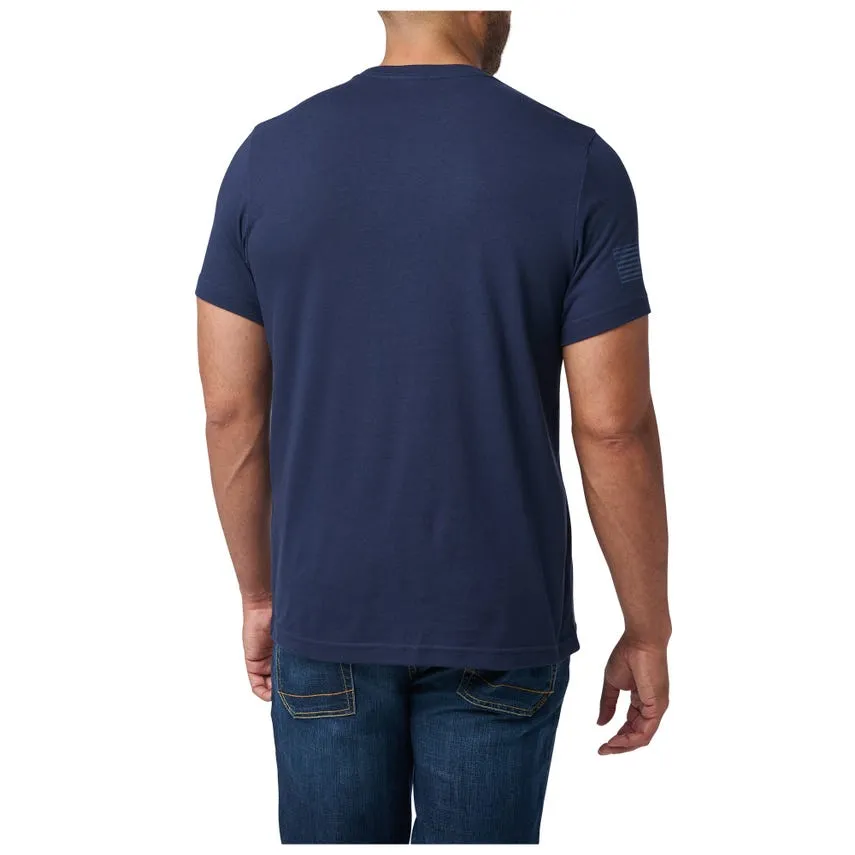 5.11 USA Flag Tonal Logo Tee