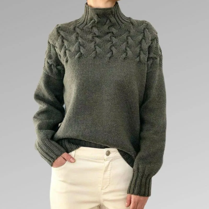 Alice | Ribbed Turtleneck Sweater