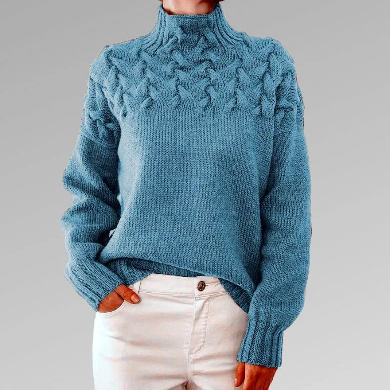 Alice | Ribbed Turtleneck Sweater