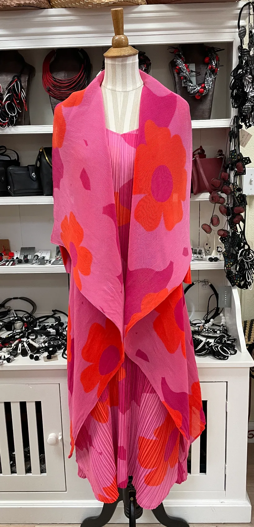Alquema Long Collare Coat - PINK WAY