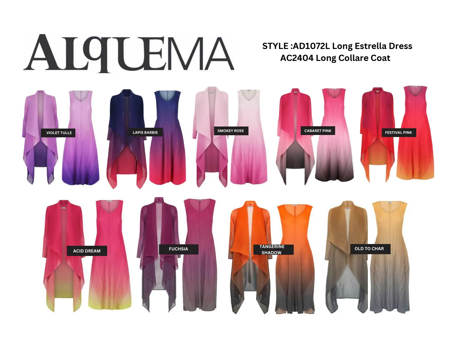 Alquema Long Collare Coat - RED BOWS