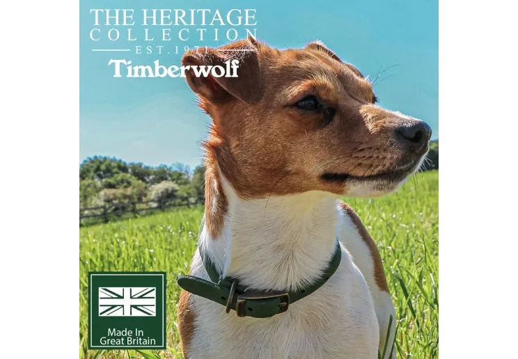 Ancol - Timberwolf Round Leather Collar - Mustard - Size 6
