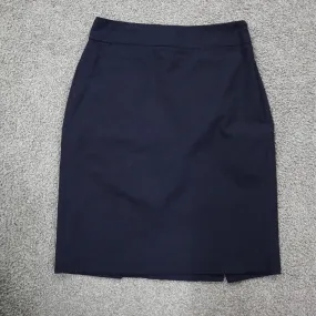 Banana Republic Womens Straight & Pencil Skirt Flat Front Pull On Blue Size 0P