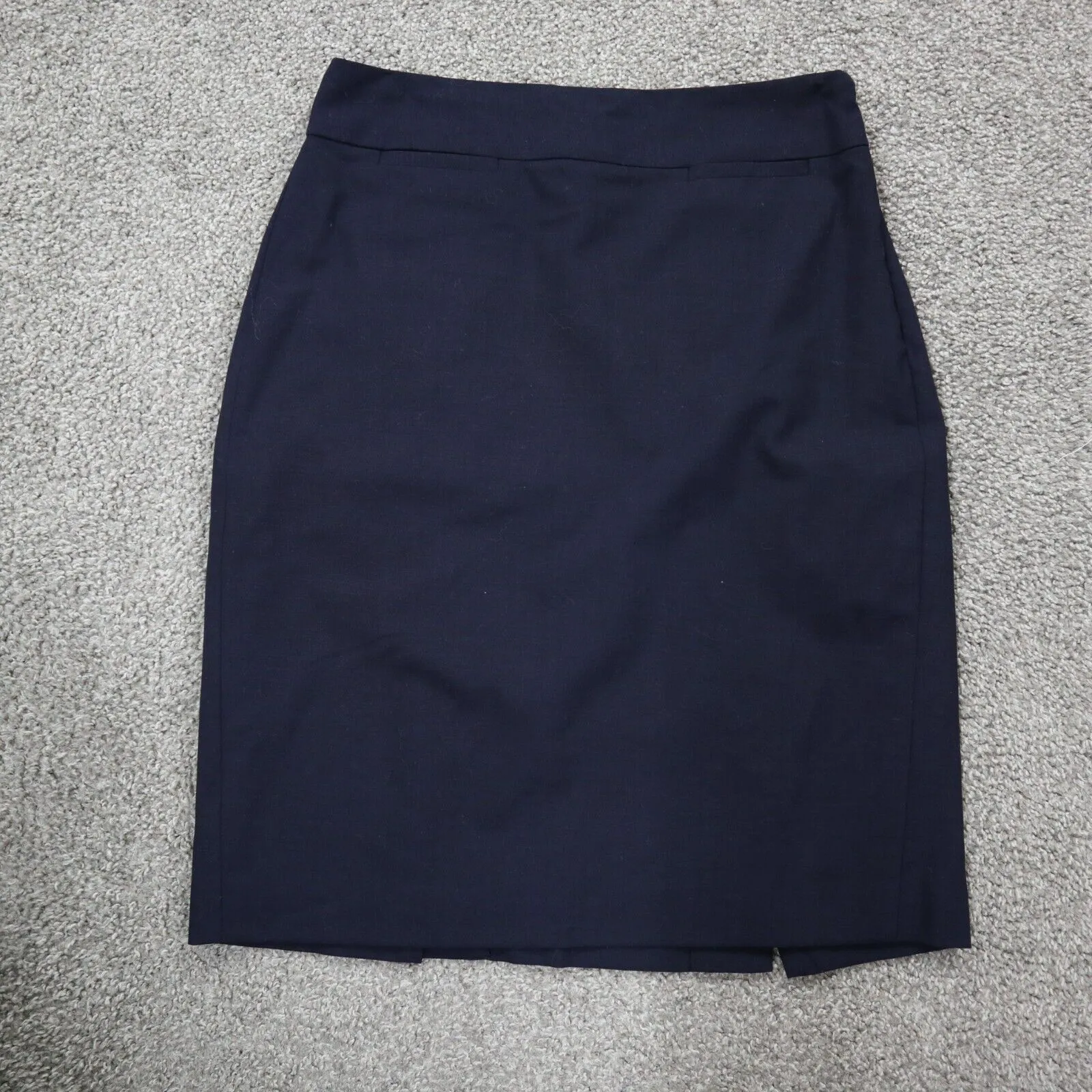 Banana Republic Womens Straight & Pencil Skirt Flat Front Pull On Blue Size 0P