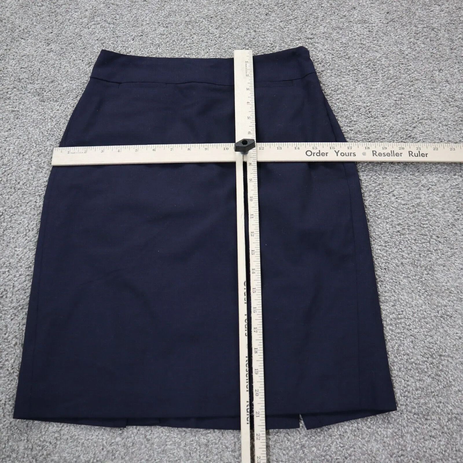 Banana Republic Womens Straight & Pencil Skirt Flat Front Pull On Blue Size 0P