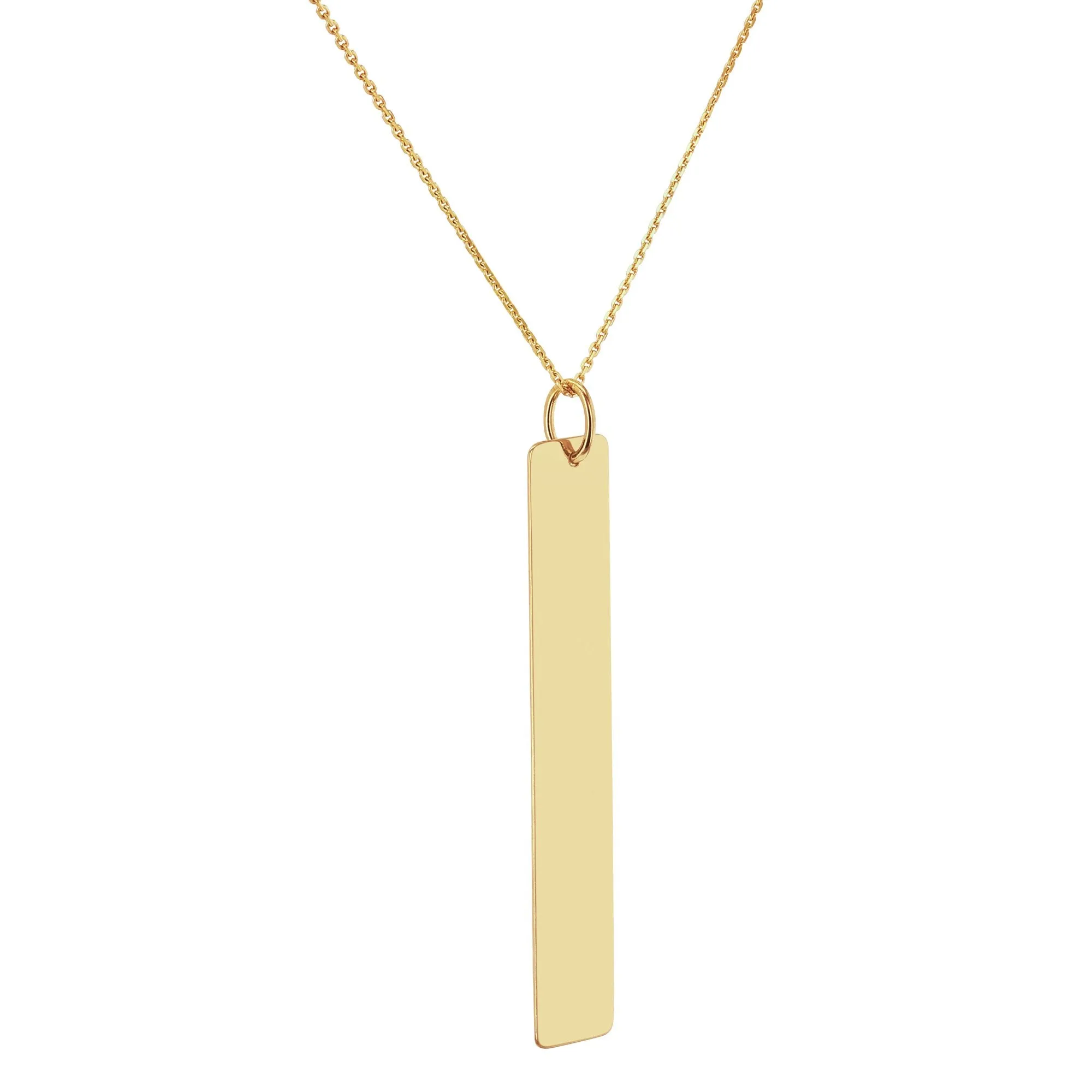 Bar Name Plate Necklace