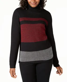 Birdseye Turtleneck Sweater