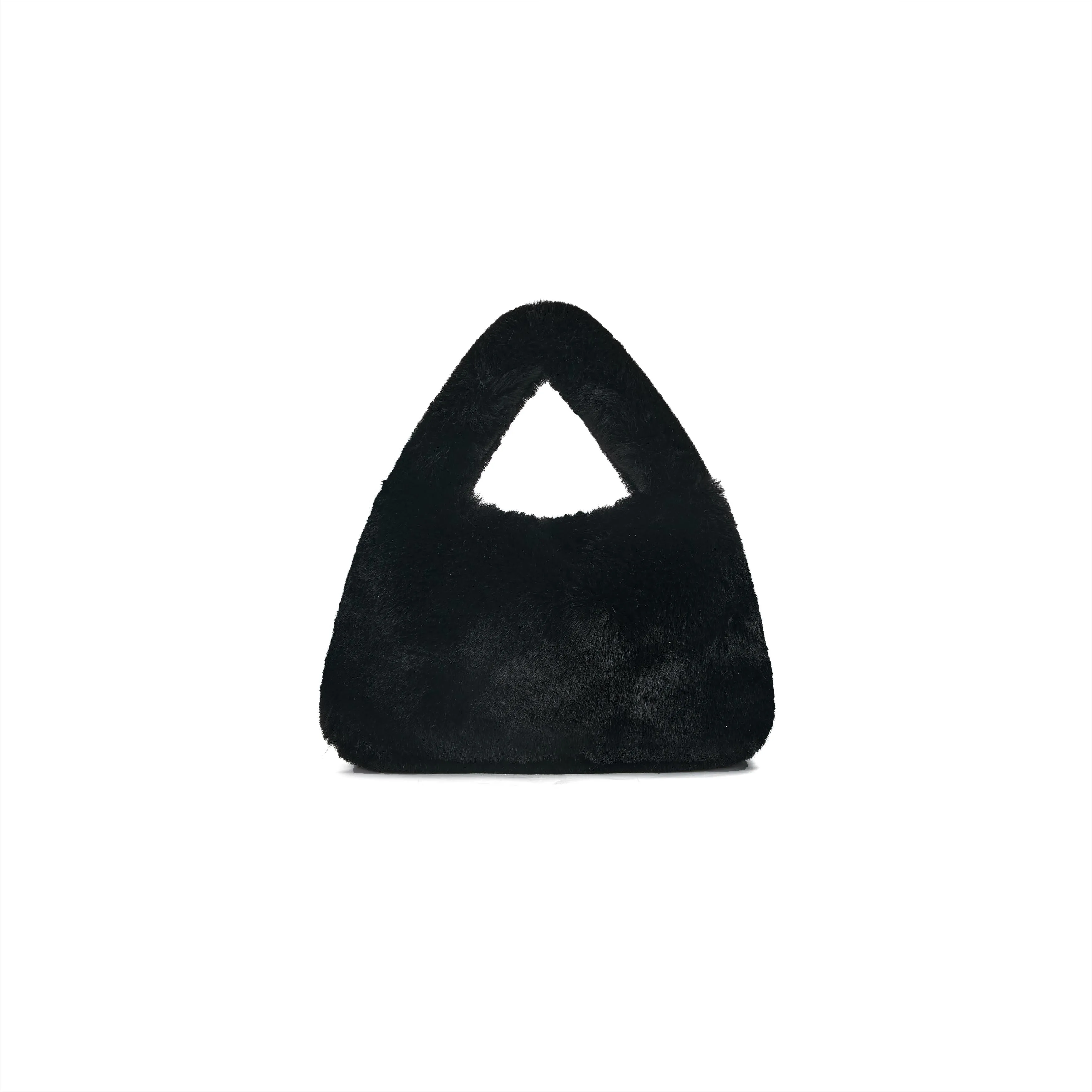 Black Snow Black-night  Furry Tote