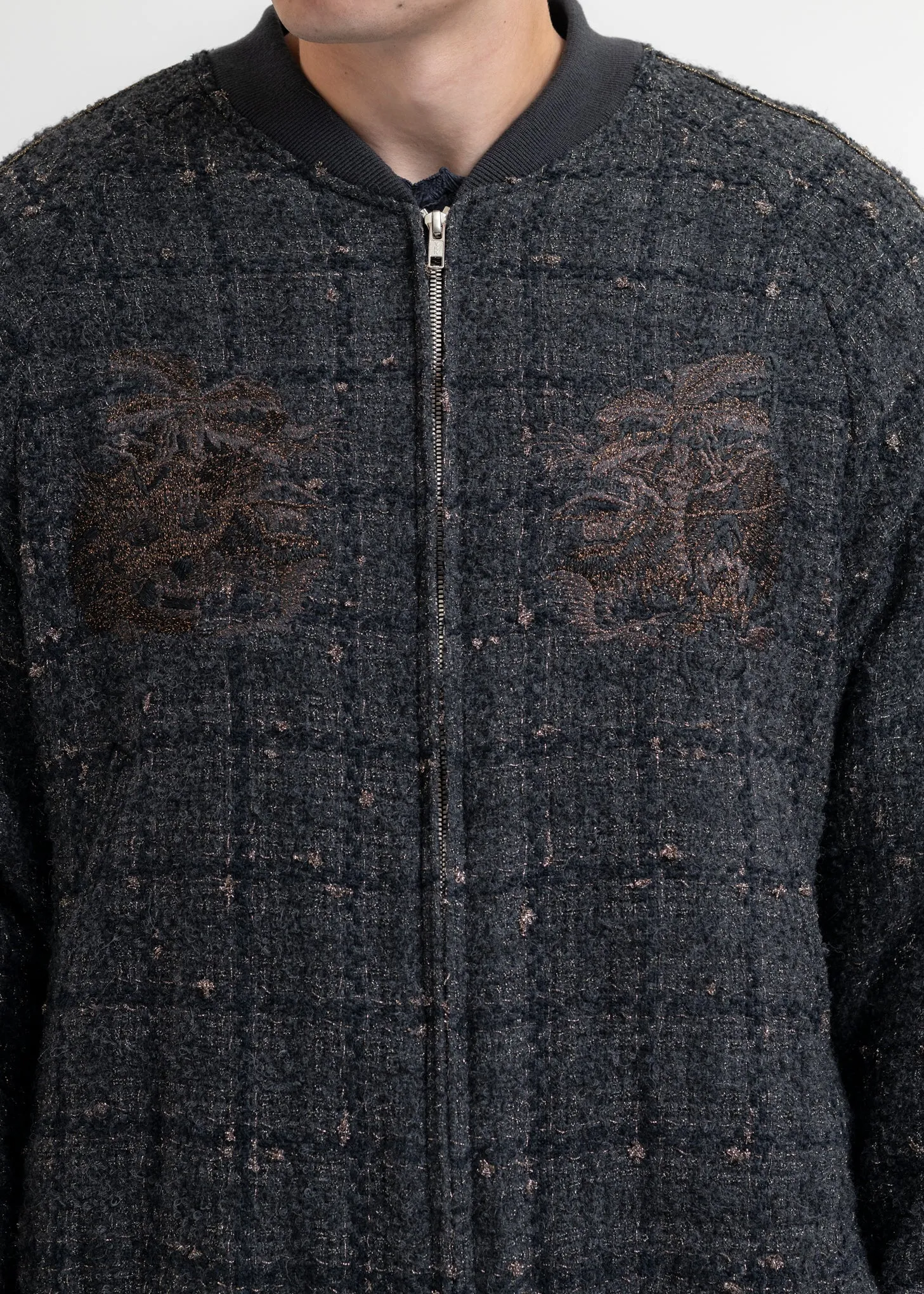 BLACK TWEED SOUVENIOR JACKET