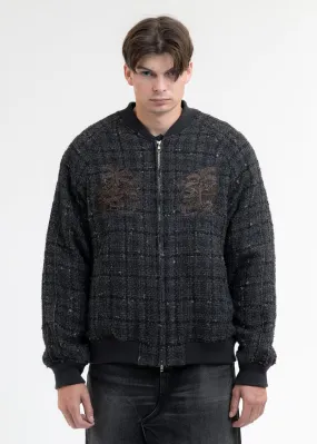 BLACK TWEED SOUVENIOR JACKET