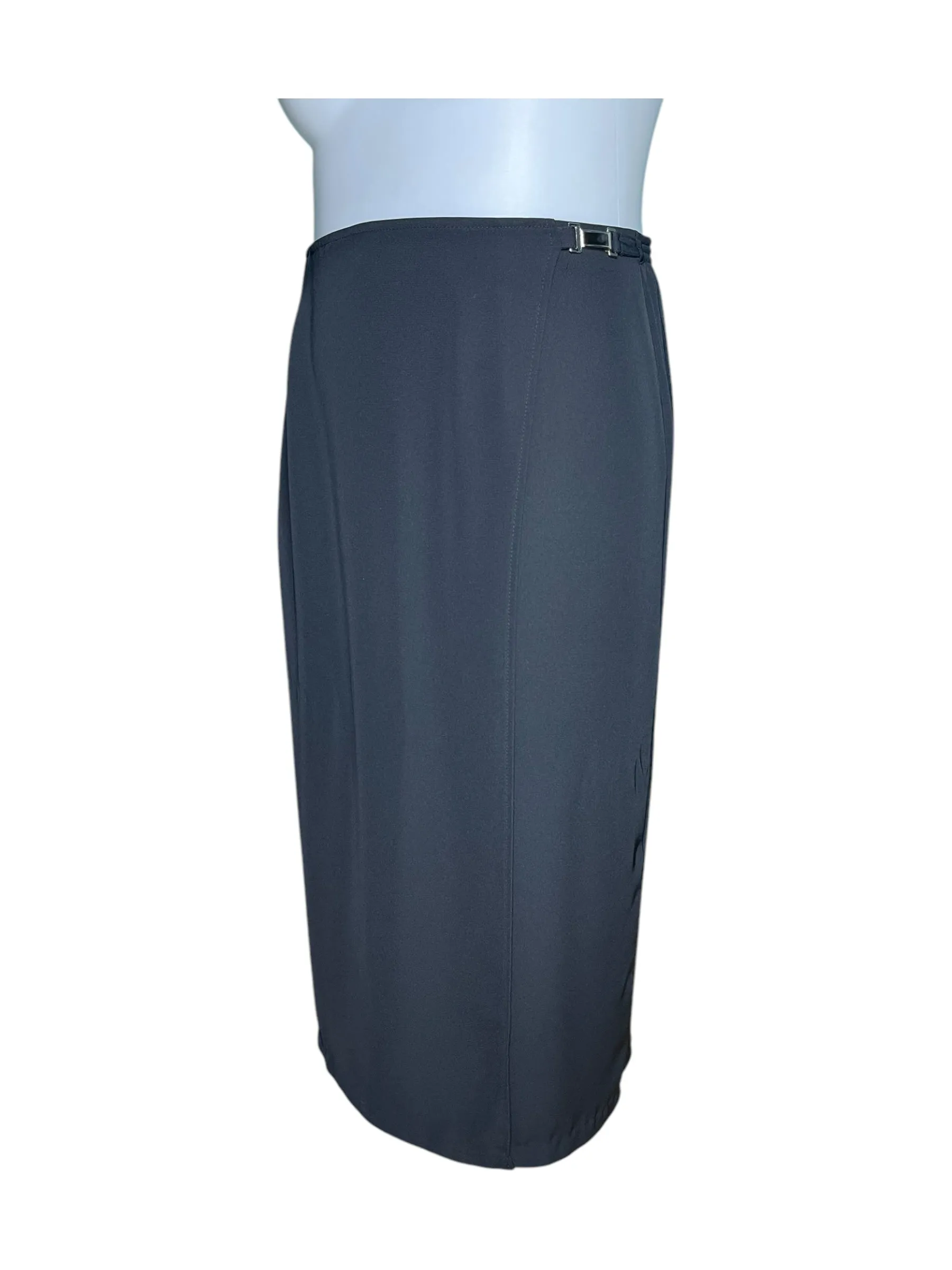 Black Vintage Pencil Skirt
