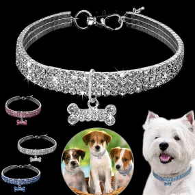 Bling Rhinestone Dog Collars