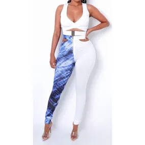 Boss Babe High Waist Pant Set (Blue)