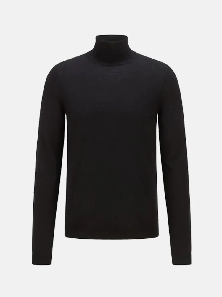 Boss Turtleneck sweater in virgin wool