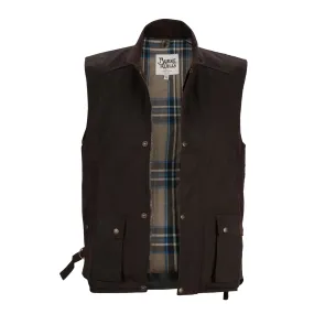 Burke & Wills Capricorn Oilskin Vest | Black