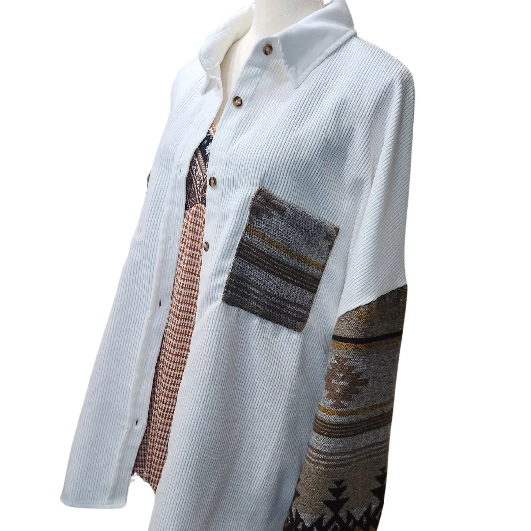 Button Down Oversized Shacket