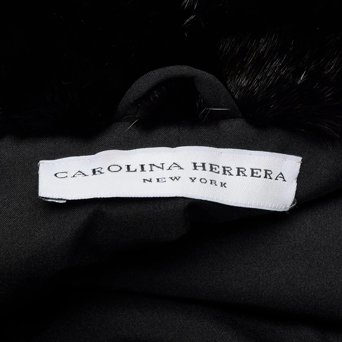 Carolina Herrera Blackglama Mink Cape