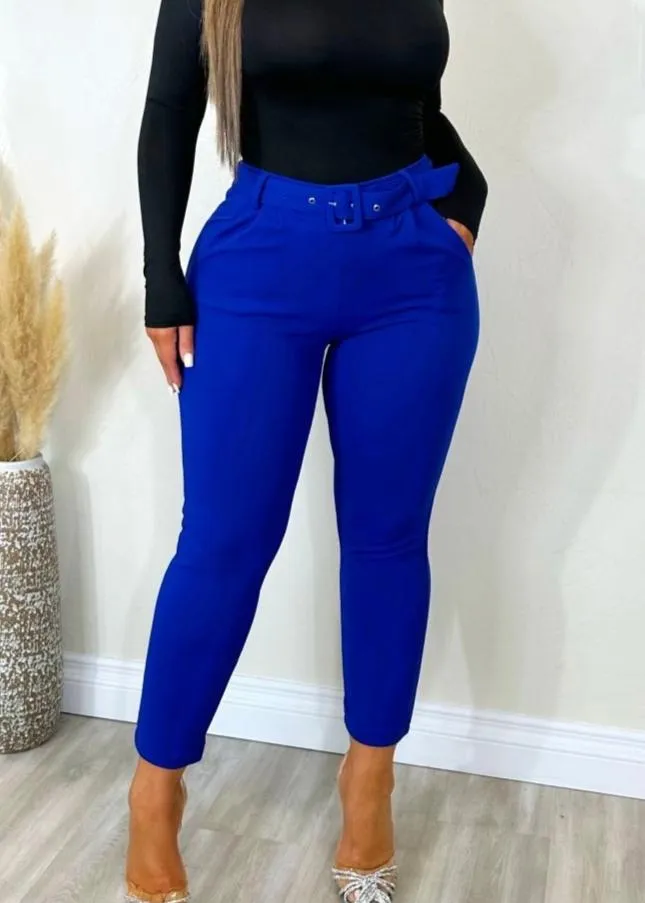 Casual Crush Pants Royal Blue