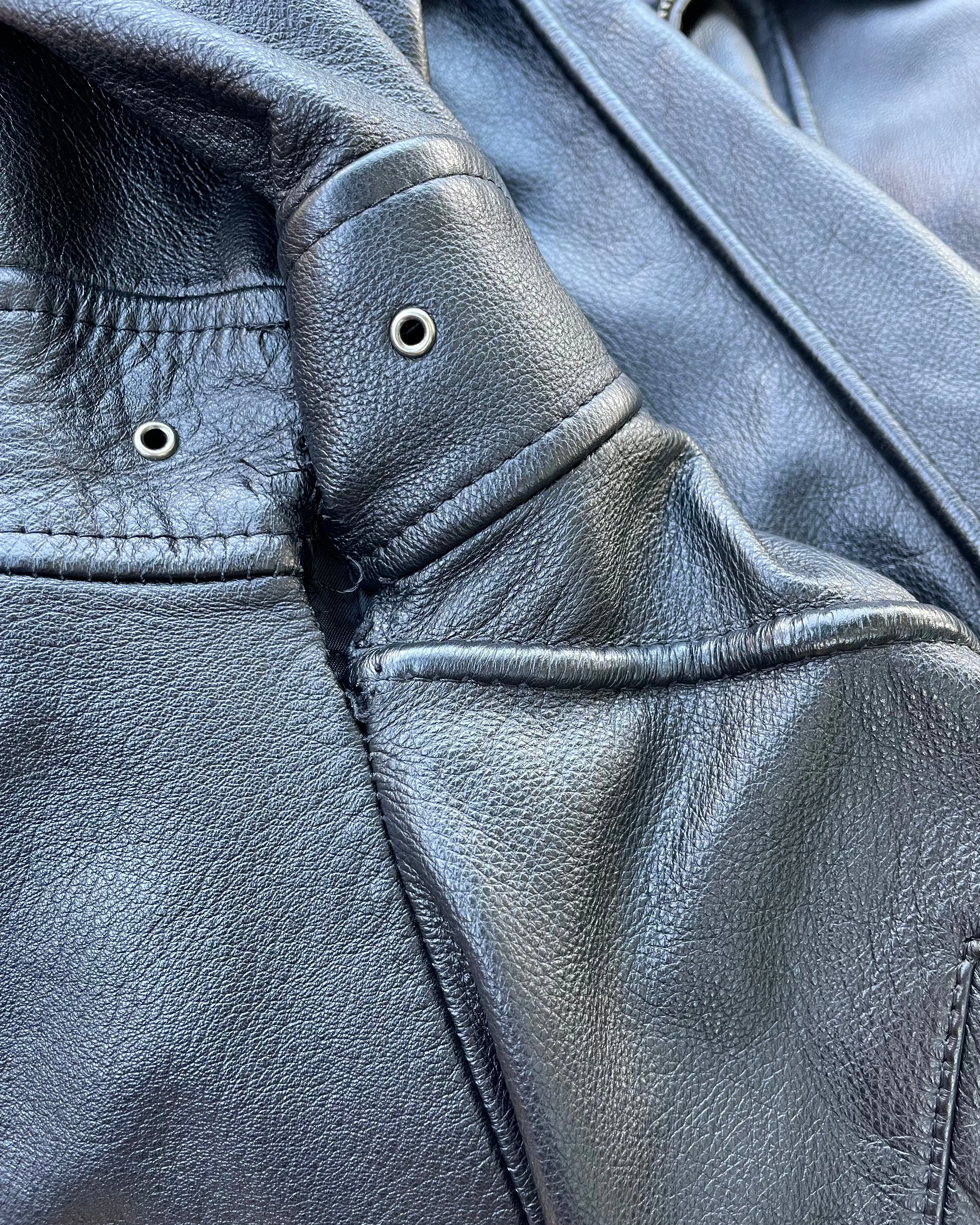Classic Black Vintage Danier Leather Jacket