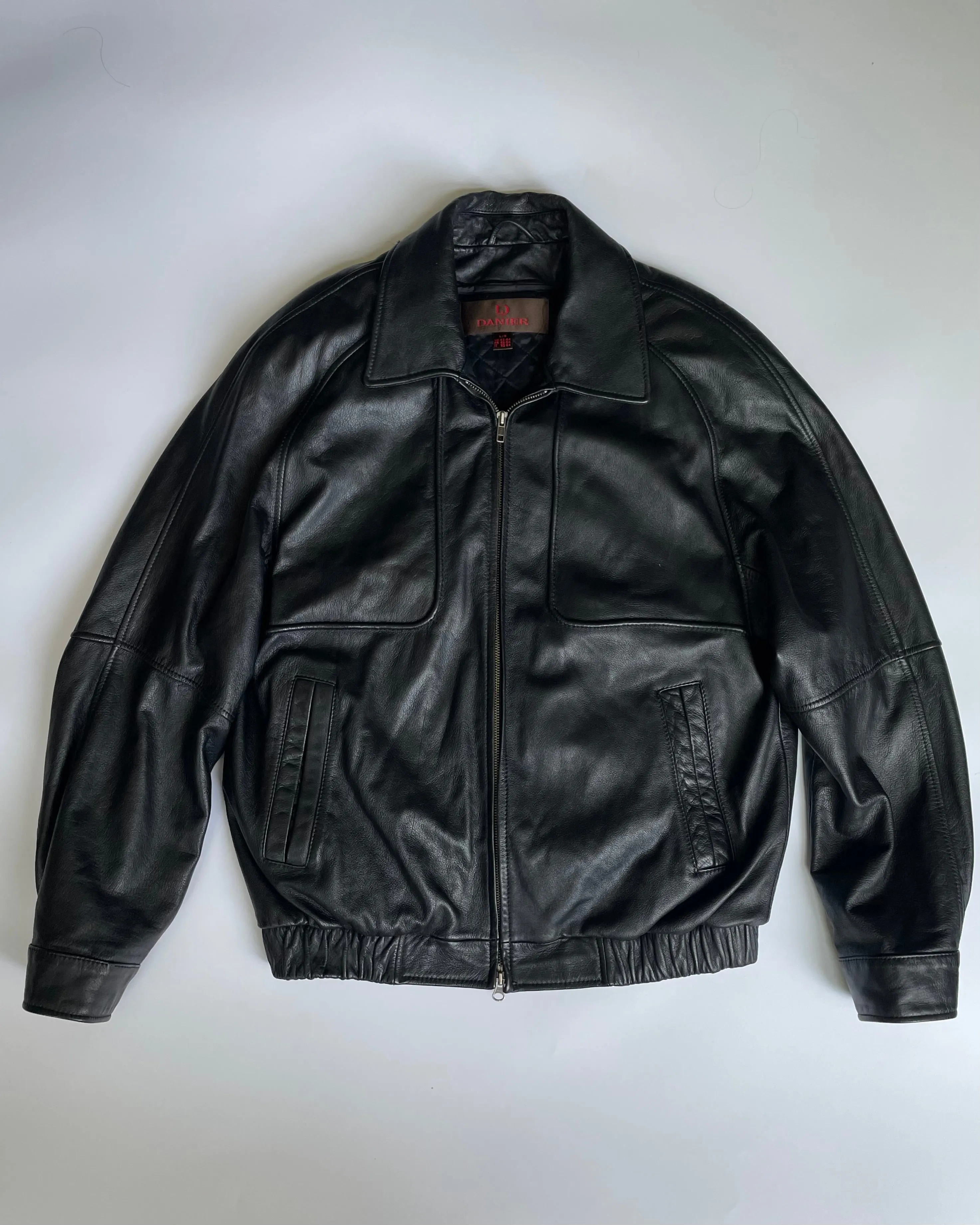 Classic Black Vintage Danier Leather Jacket