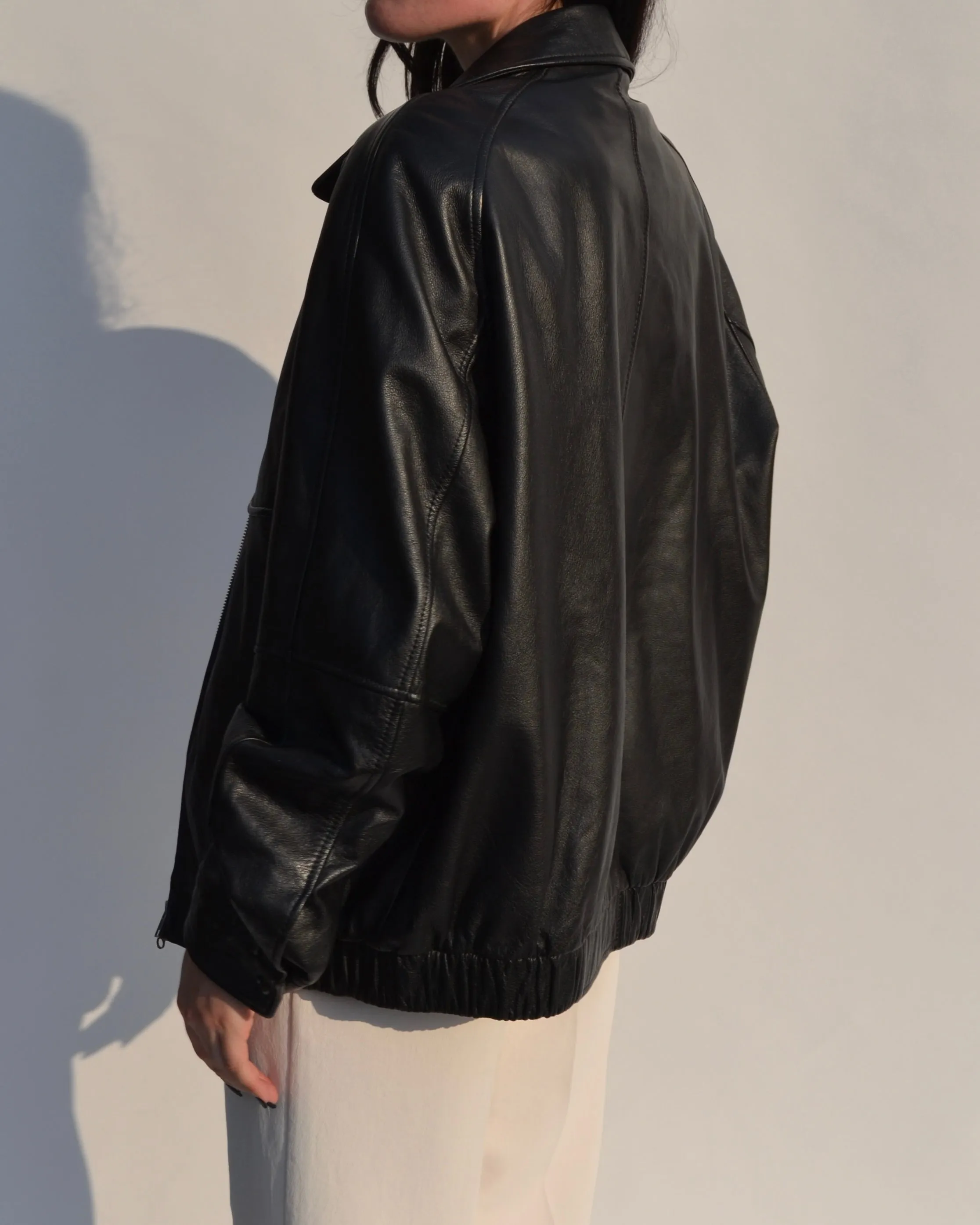 Classic Black Vintage Danier Leather Jacket