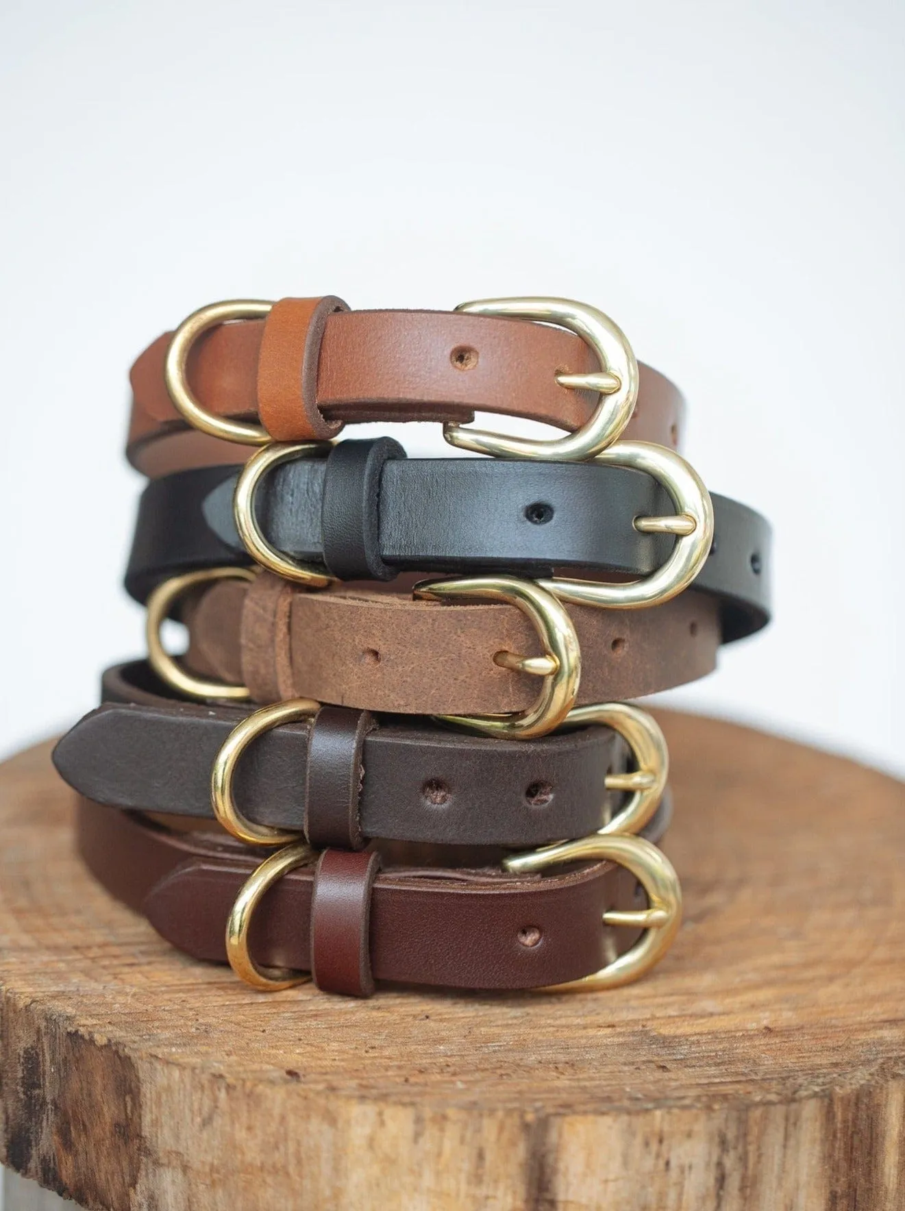 Classic Dog Collar - 18mm - Dark Brown