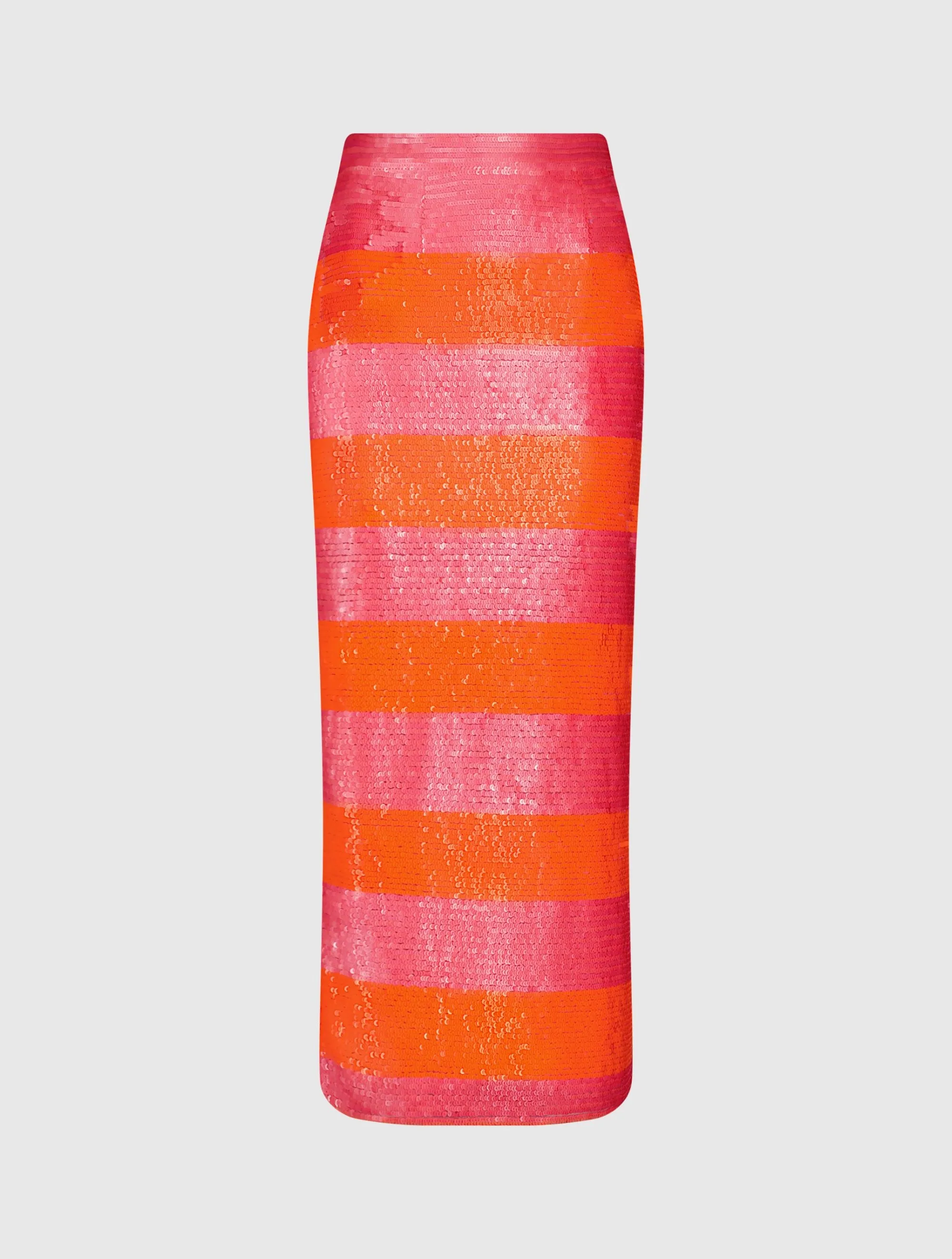 Classic Sequin Striped Midi Pencil Skirt - FINAL SALE
