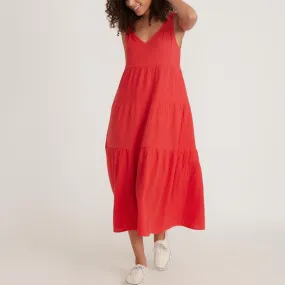 Corinne Maxi Dress - Red