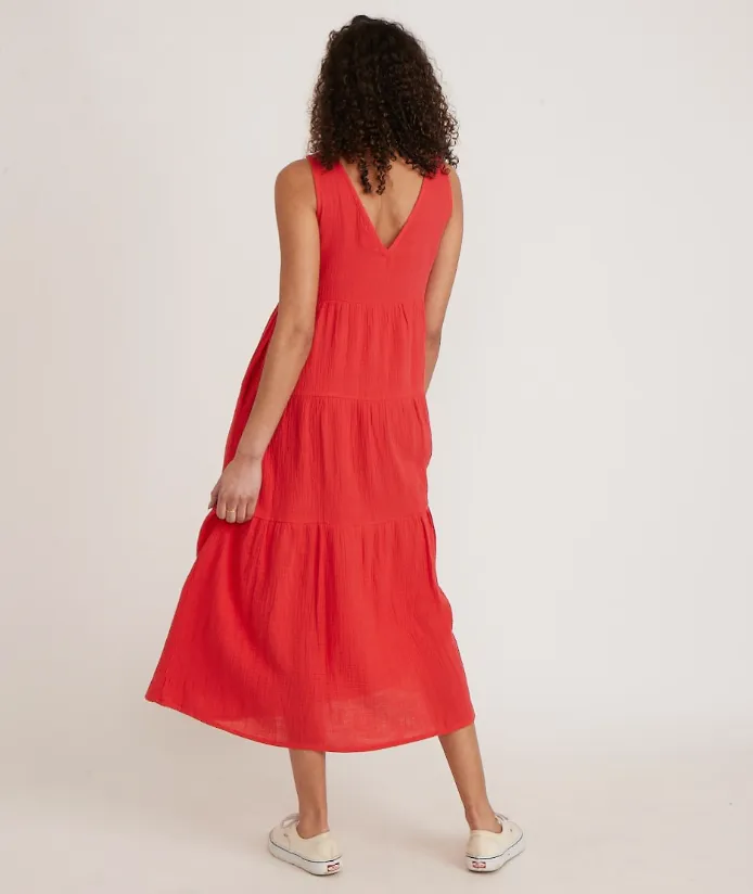 Corinne Maxi Dress - Red