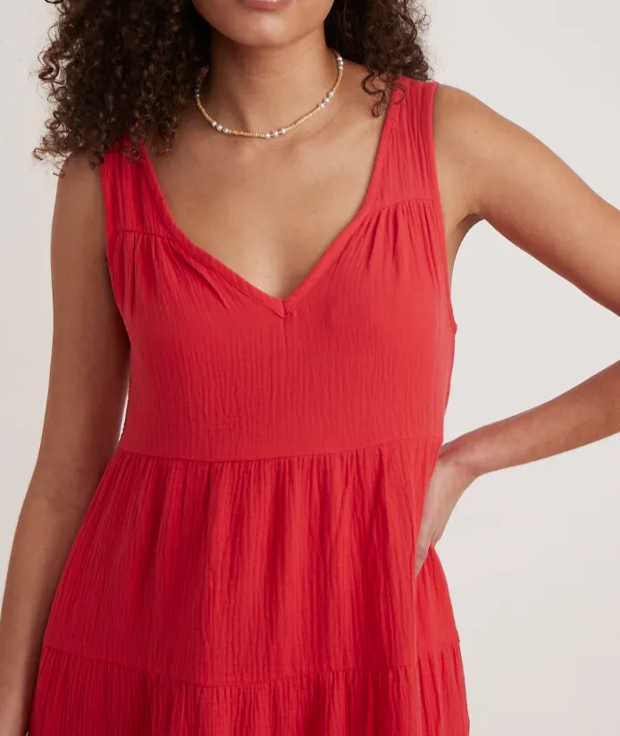 Corinne Maxi Dress - Red