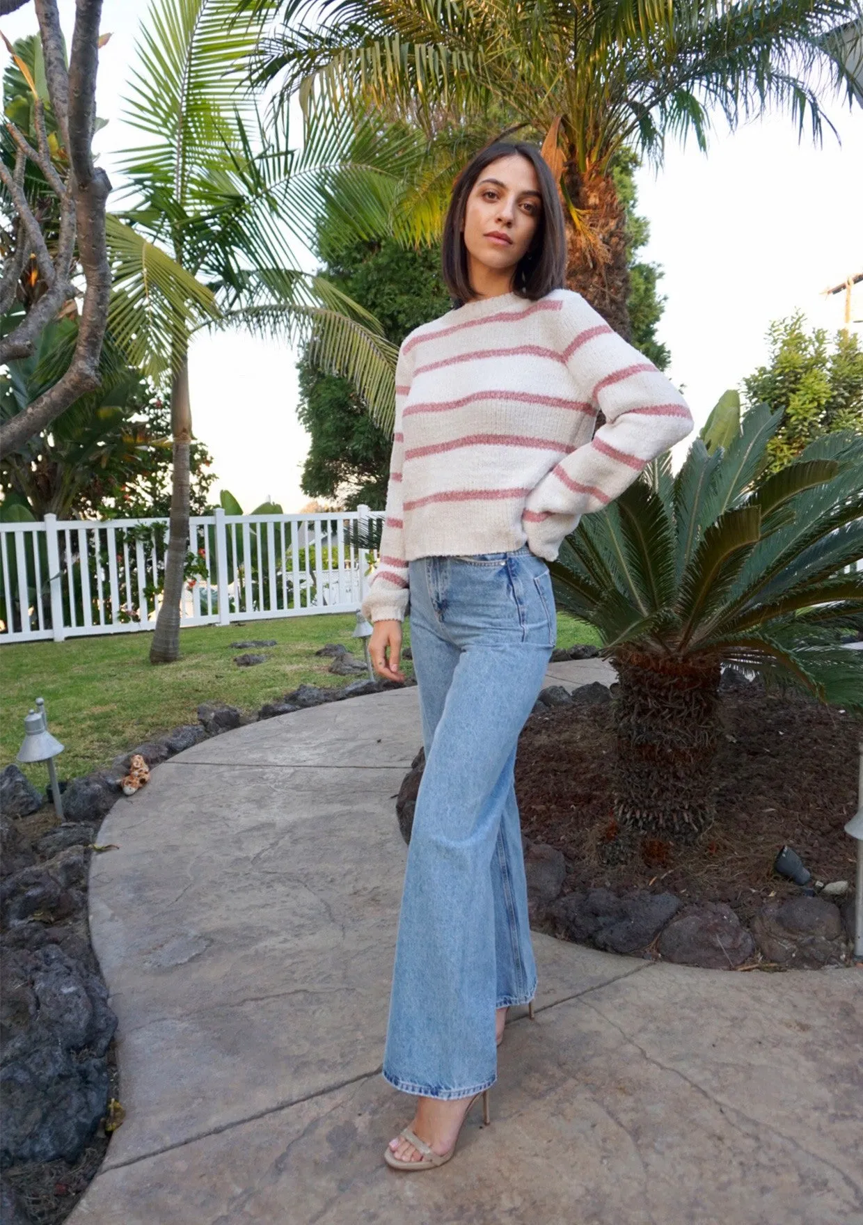 Crew Neck Pullover Sweater