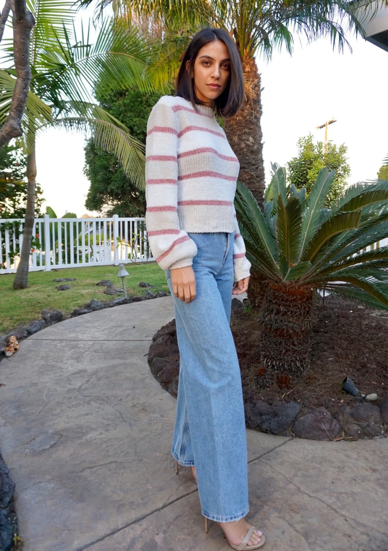 Crew Neck Pullover Sweater