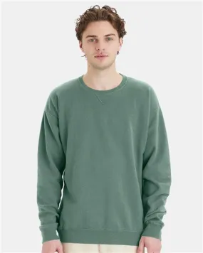 Custom Embroidered - ComfortWash by Hanes - Garment-Dyed Crewneck Sweatshirt - Anchor Slate - GDH400