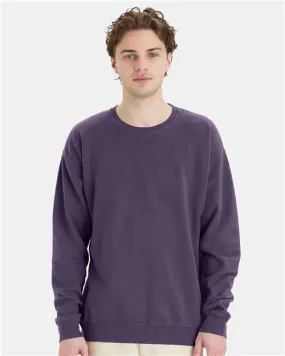 Custom Embroidered - ComfortWash by Hanes - Garment-Dyed Crewneck Sweatshirt - Grape Soda - GDH400