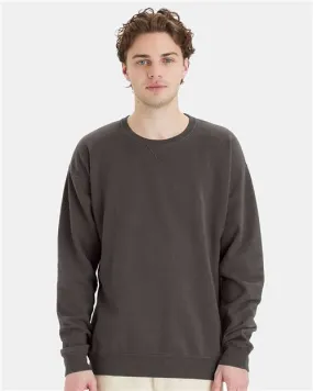 Custom Embroidered - ComfortWash by Hanes - Garment-Dyed Crewneck Sweatshirt - New Railroad Grey - GDH400