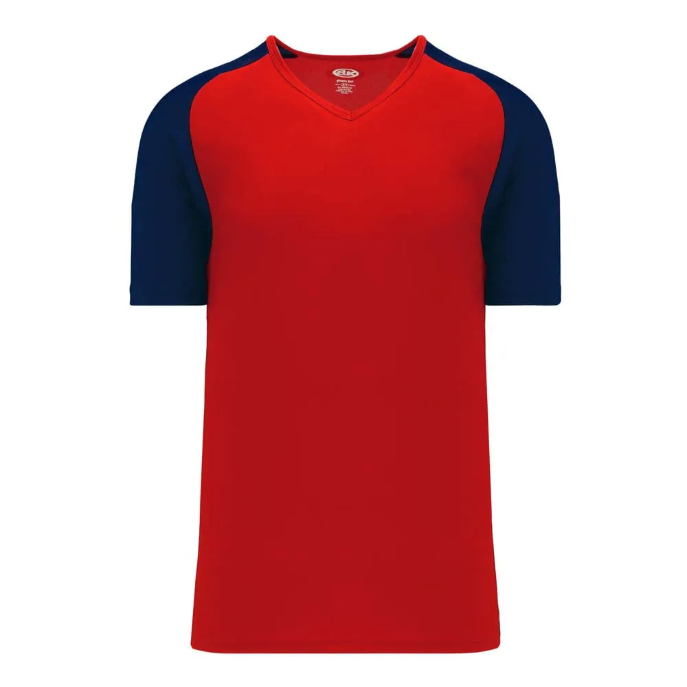Dryflex V-Neck Pullover Red-Navy Jersey