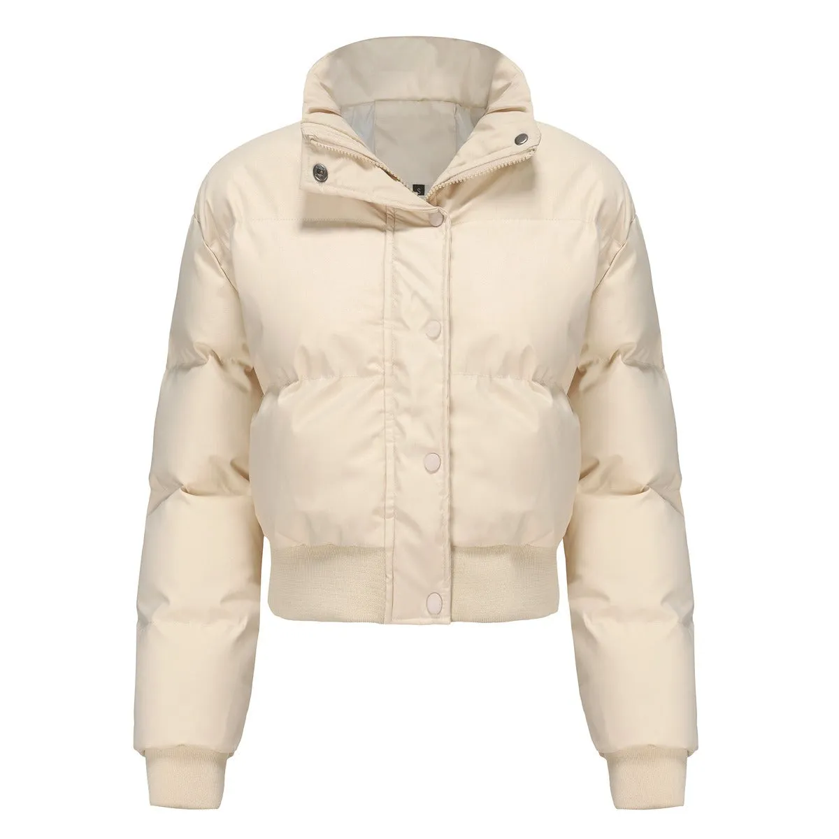Elegant Warm Cotton Padded Short Coat