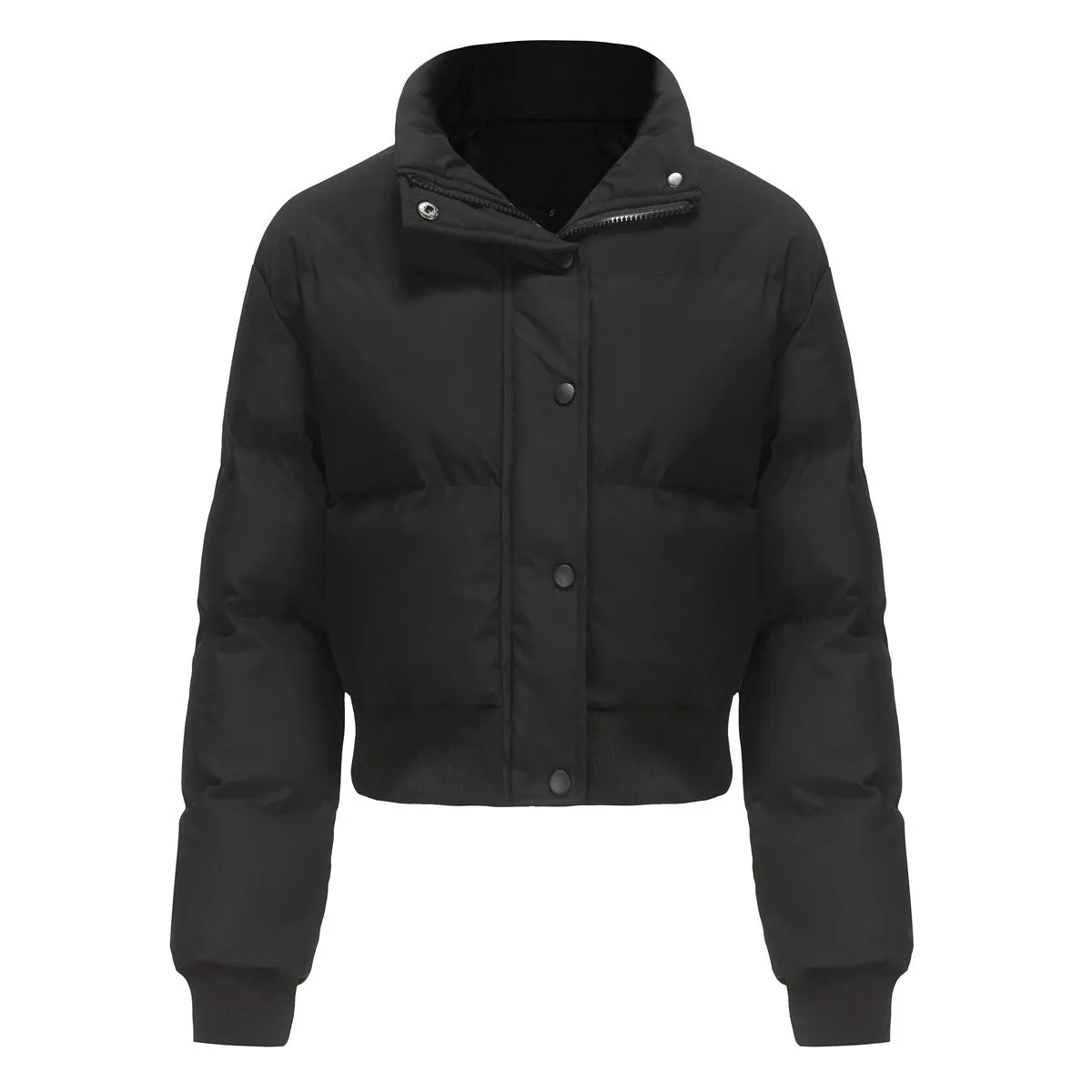 Elegant Warm Cotton Padded Short Coat