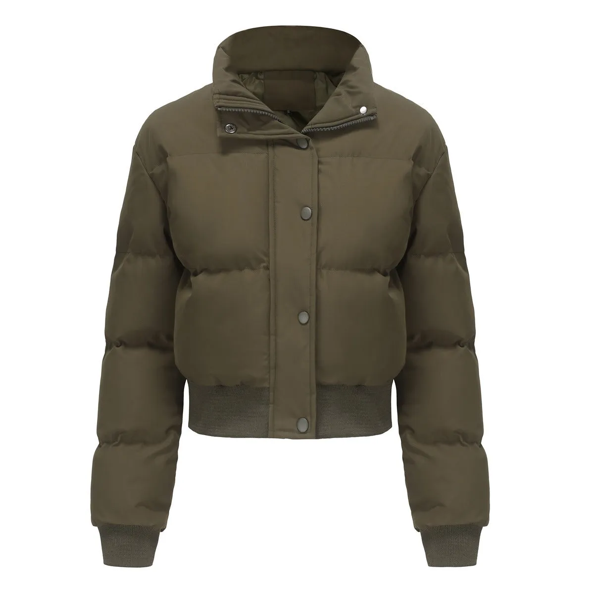 Elegant Warm Cotton Padded Short Coat
