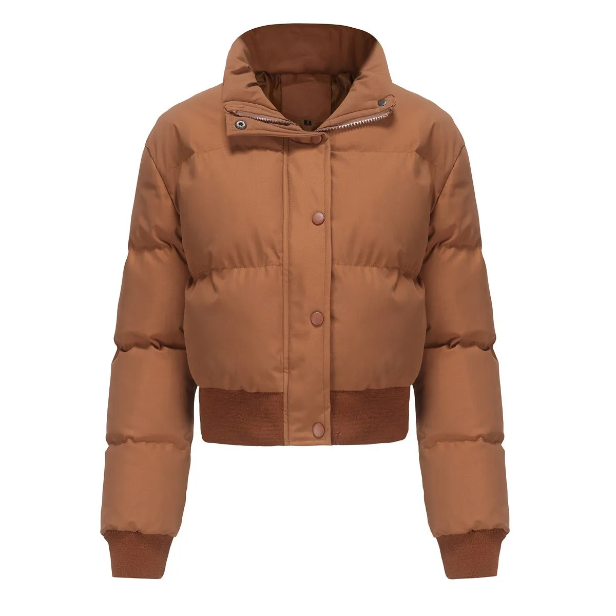 Elegant Warm Cotton Padded Short Coat