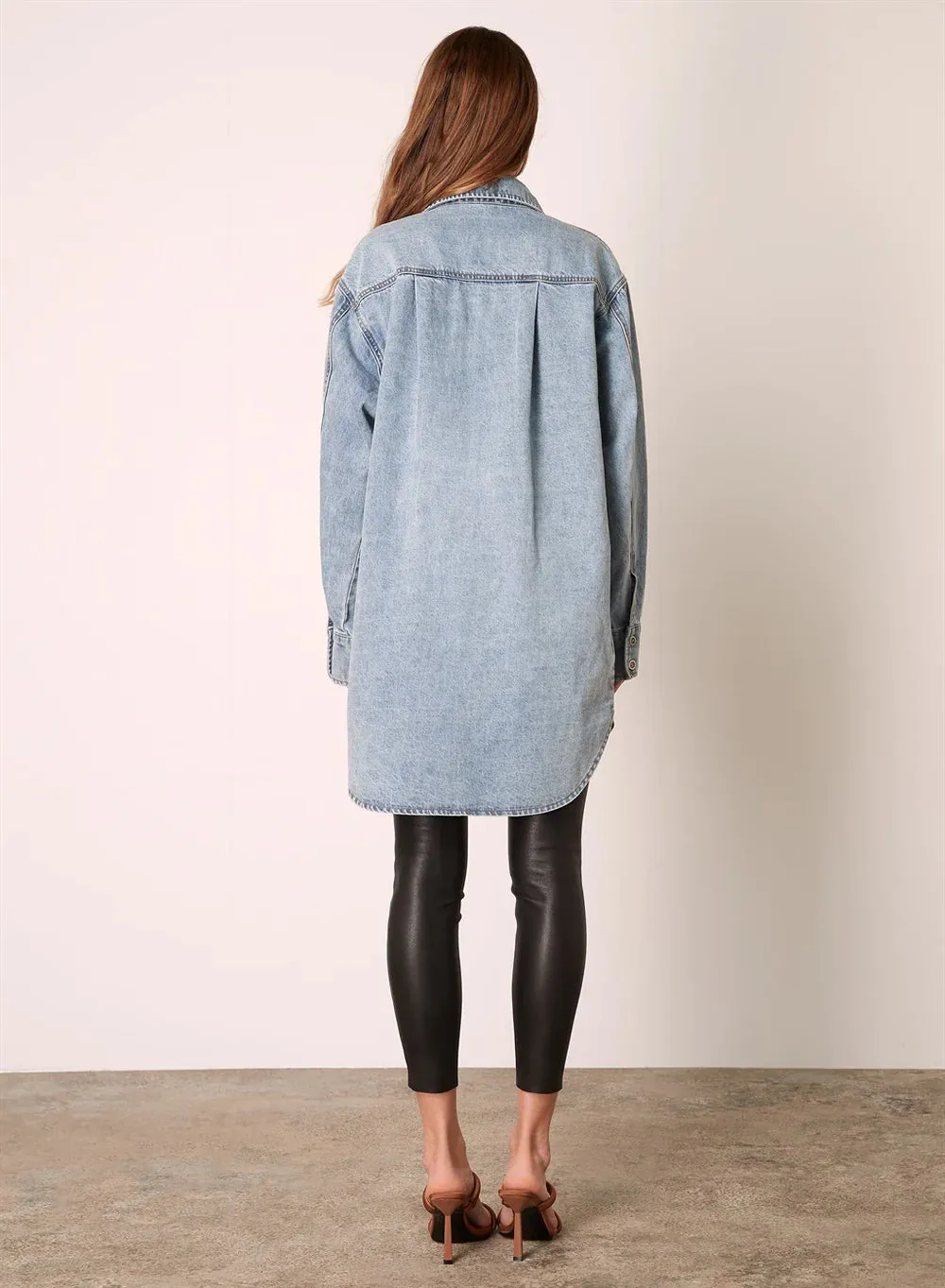 Esmaee Dylan Shacket - Denim Blue