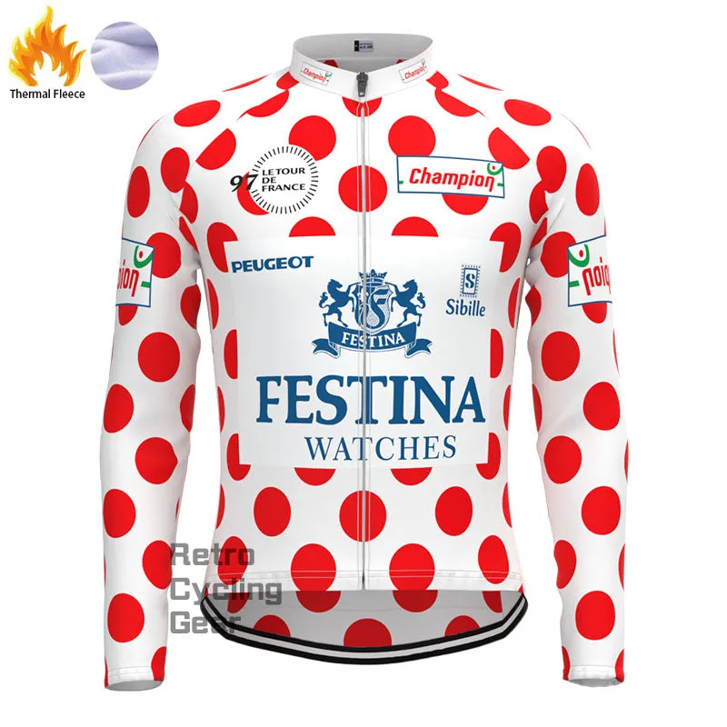 FESTINA Fleece Retro Long Sleeves Jerseys