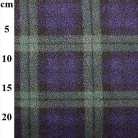 Fleece And Fur Patterned Fleece Black Watch Tartan Fleece