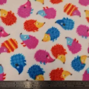 Fleece And Fur Patterned Fleece Hedgehogs
